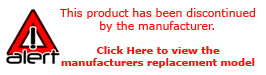 This product has been discontinued by the manufacturer. Click here to view the maufacturers replacement model.