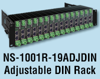 NS-1101R-19ADJDIN Adjustable DIN Rack