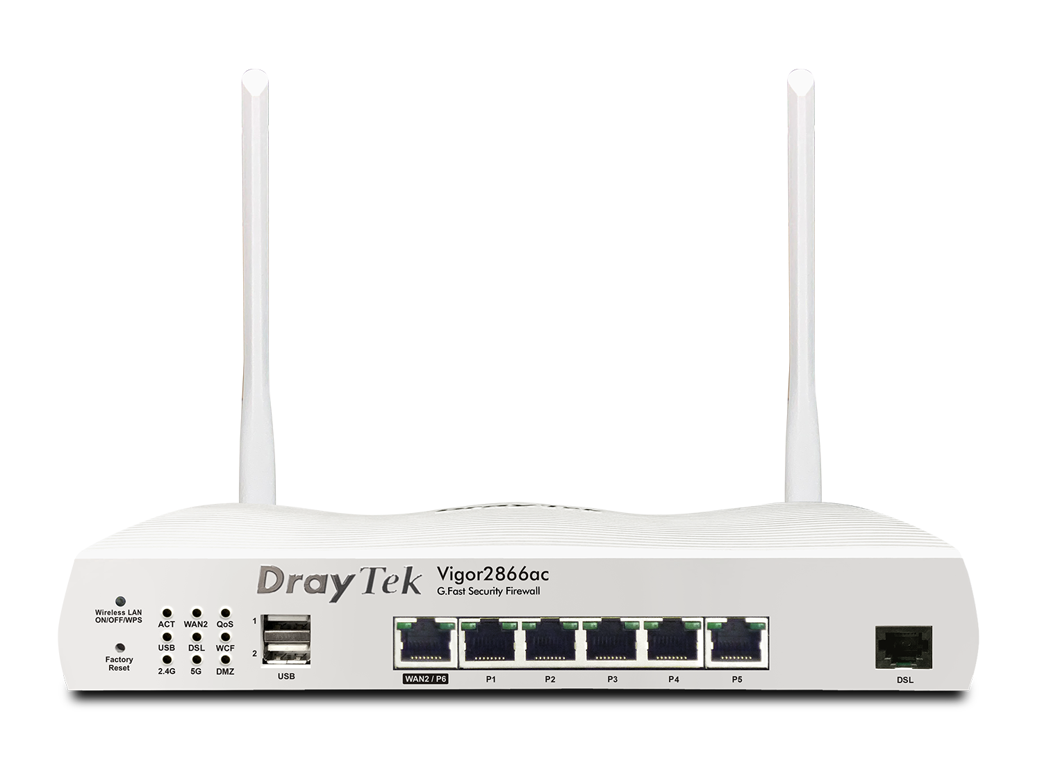 DrayTek  Vigor2866 - Dual WAN VDSL Router with built-in G.fast modem