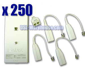 2Wire Home DSL Filter Kit ~ 250-Pack