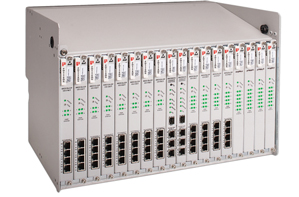 Positron AK500S - 16-link CO line card shelf (7 RU)