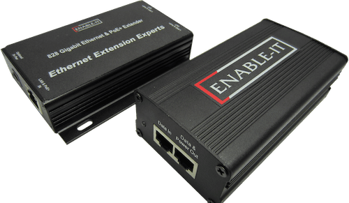Enable-IT 828P PoE Extender Kit - Gigabit 2 Port PoE over 4-pair
