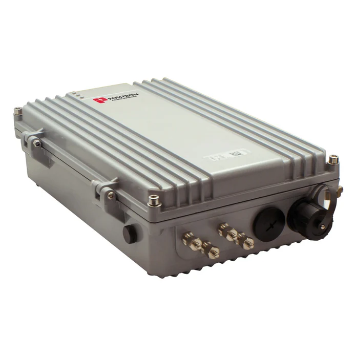 Positron GAM-4-CX - OUTDOOR G.hn Access Multiplexer (GAM) with 4 COAX ports and 1 x 10Gbps SFP+ port. Local 110-220Vac to 12Vdc