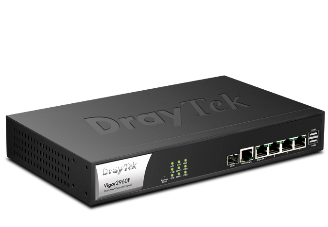 Draytek Vigor2960F Dual WAN fiber router