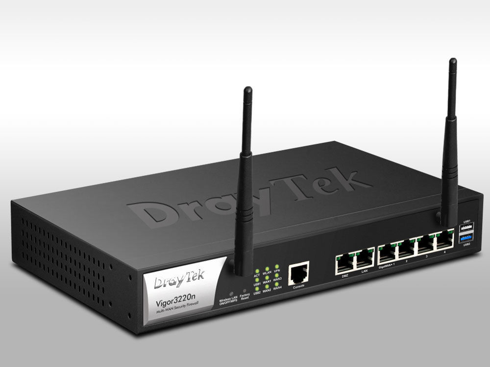 DrayTek Vigor3220n Multiple WAN VPN Router - 10PK