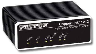 Patton CopperLink CL1212 Ultra-High-Speed Copper Ethernet Extender | 168 Mbps Downstream