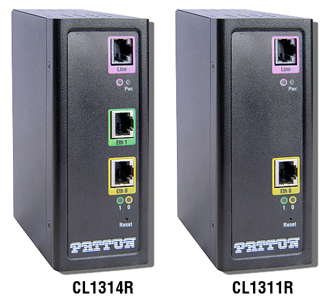 Patton CopperLink CL1314R Industrial Grade, Long Range Ethernet Extender