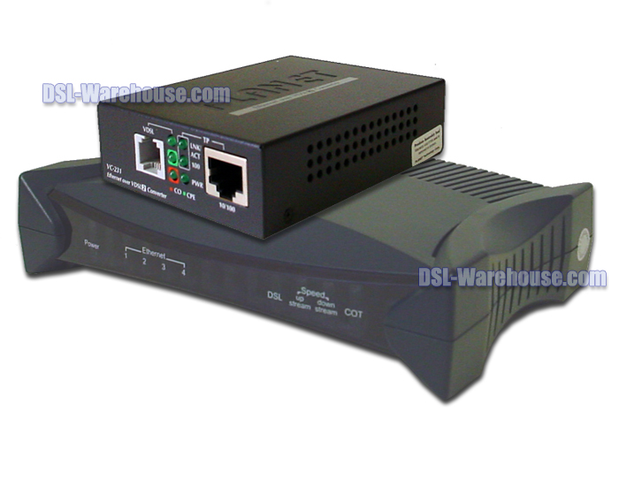 DCE 5204V-BM and Planet VC-231 High Speed VDSL2 Ethernet Extender Kit