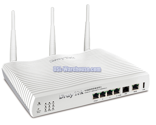 Draytek Vigor 2820n ADSL2/2+ Security Firewall Wireless 802.11n