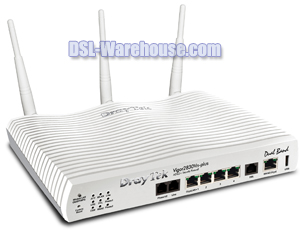 DrayTek Vigor 2830Vn-plus Wireless Gigabit LAN/WAN ADSL2+ Firewall
