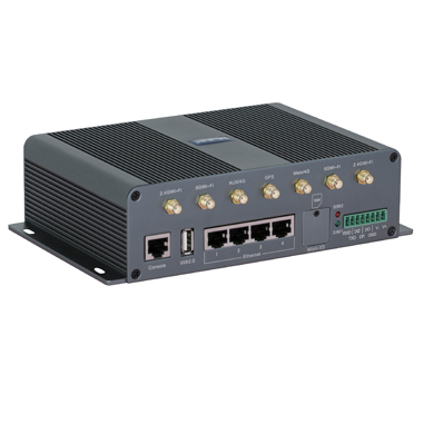 Data Connect Industrial Cell Router, 300 Meters, 802.11AC, 4G Network, 4-GIGE, 1-RS232 & 3-I/O Ports