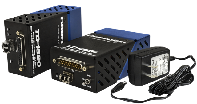 FiberPlex Fully Compatible EIA-530 / 6X4 RS-422 Serial Interface with 1x2 RS-232 TD-1580 | TD-1581