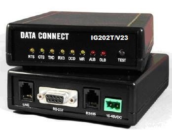 DATA CONNECT IG202T/V23 Industrial Grade Bell 202 & V23 1200 Baud Modem