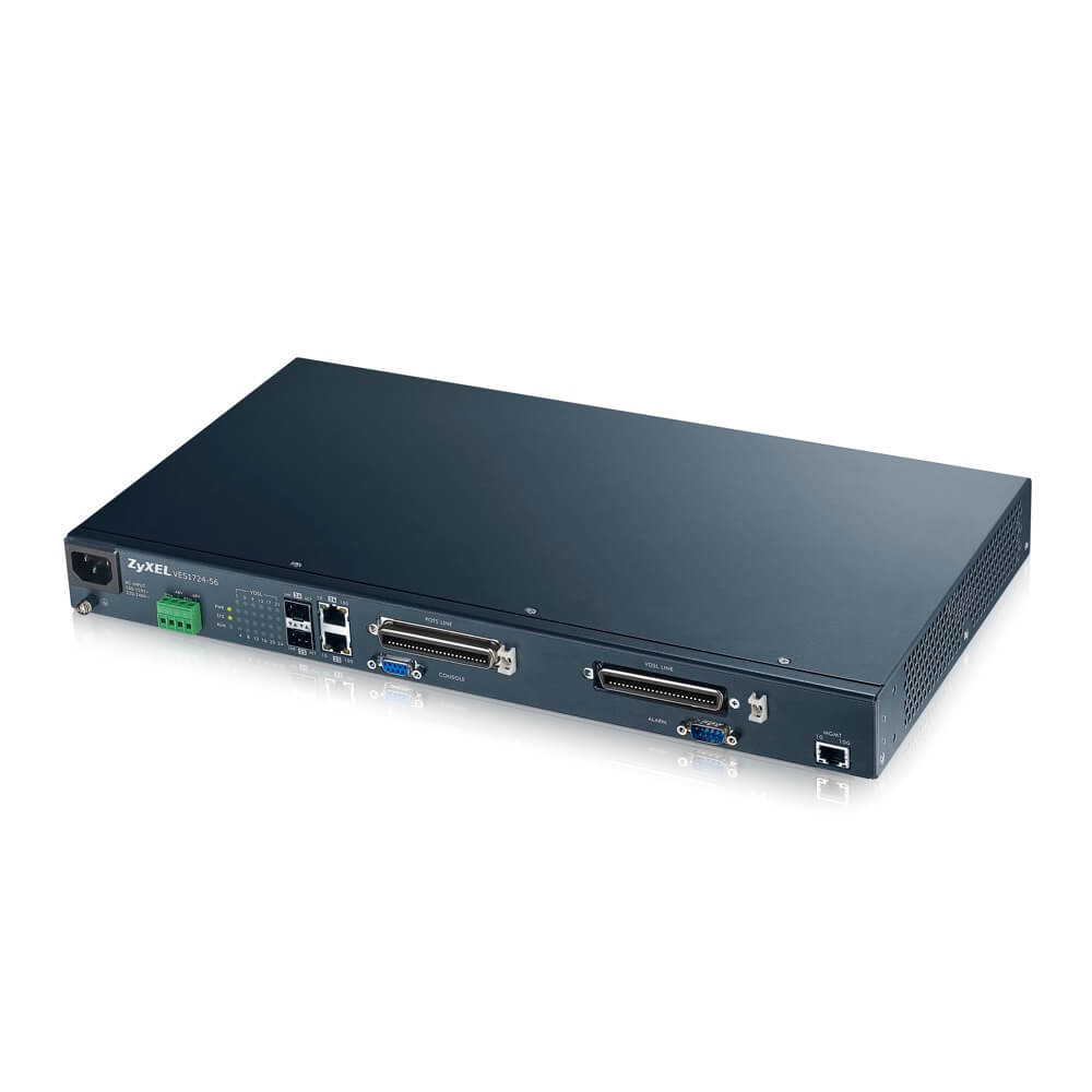 ZyXEL VES172456B2 24-port Temperature-Hardened VDSL2 Box DSLAM