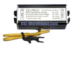 4 Wire Phone line Surge Protector Model 8792-20A 